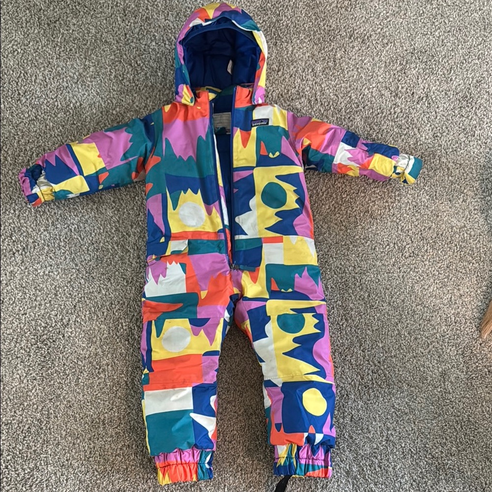 Patagonia Kids Blue Snowsuit